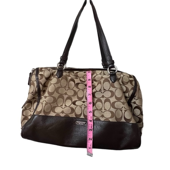 Coach Brown and Black Satchel - Picture 8 of 9